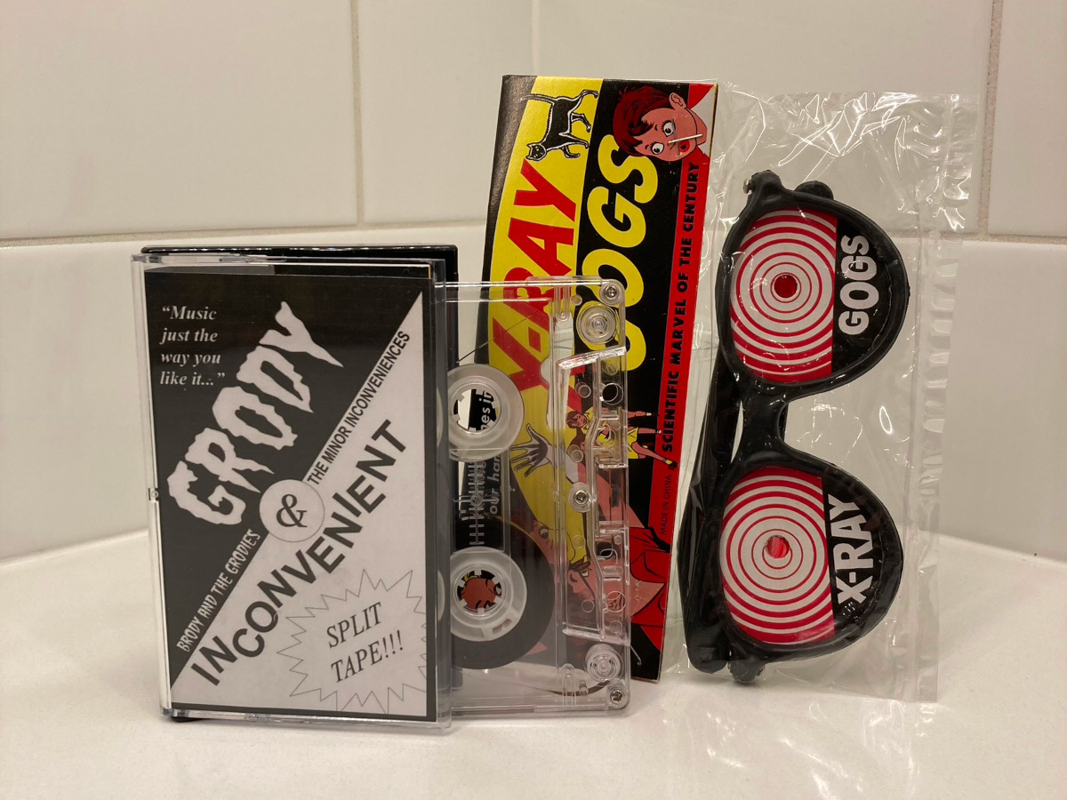 Photo of A Grody & Inconvenient Split cassette release
